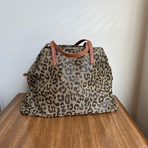 Leopard Print Tote.